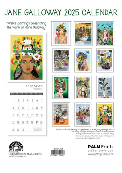 Jane Galloway 2025 Wall Calendar Calender Jane Galloway