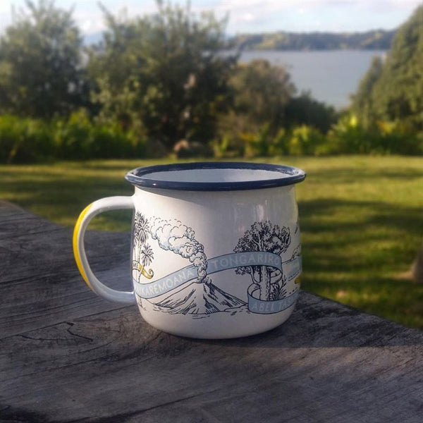 Great Walks of NZ Enamel Mug Mug Wolfkamp & Stone