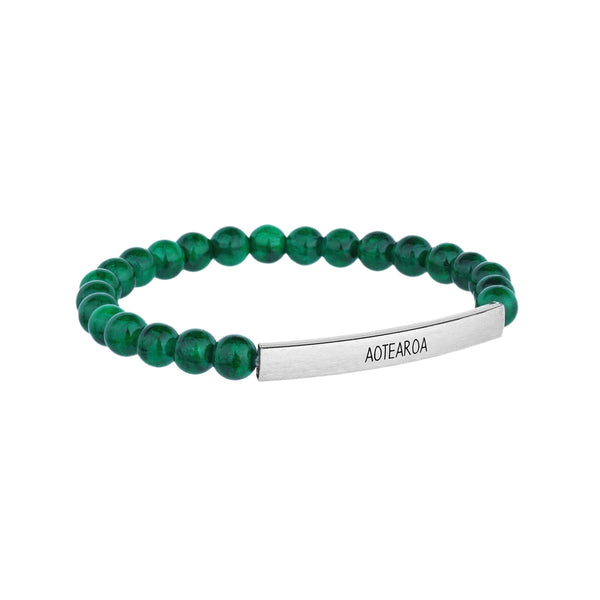Gemstone Bracelet – Aotearoa Bracelets Little Taonga Green
