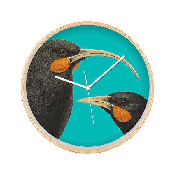 Bright Huia Wooden Frame Clock Clock 100% NZ Natural Frame