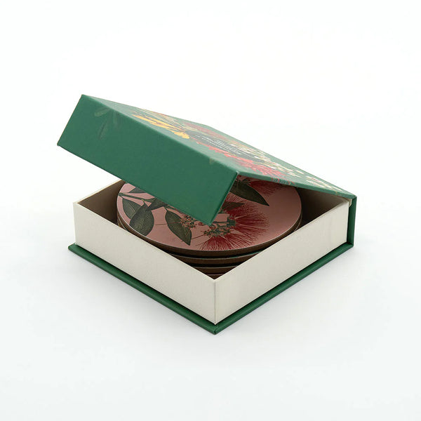 Native Botanicals of NZ Box of 6 Coasters Coaster 100% NZ