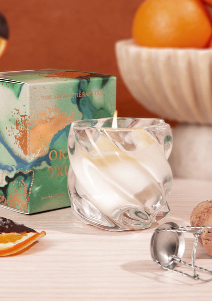 Festive Favours LE 100g Candle - Orange Truffle Candles The Aromatherapy Co.