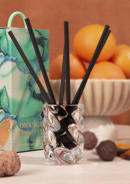 Festive Favours LE Aroma Sticks & Holder - Orange Truffle Diffuser The Aromatherapy Co.