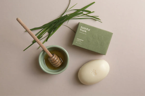 Natural Dog Soap - Lemongrass Soothing Soap Faithful Frank