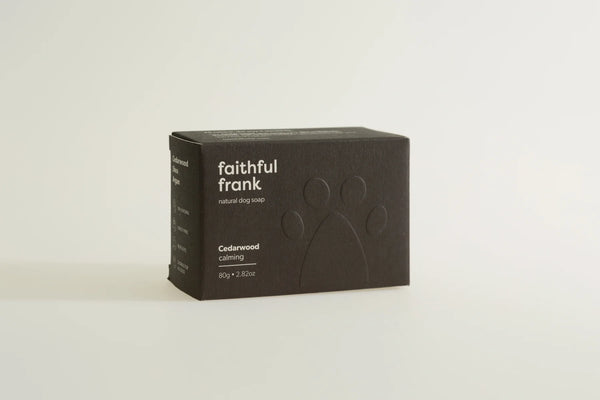 Natural Dog Soap - Cedarwood Calming Soap Faithful Frank