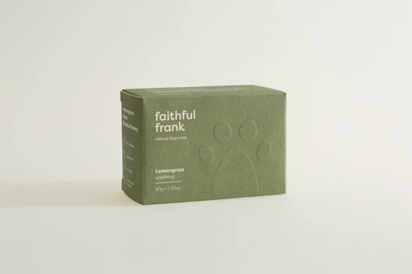 Natural Dog Soap - Lemongrass Soothing Soap Faithful Frank