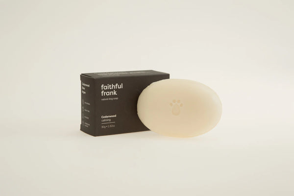 Natural Dog Soap - Cedarwood Calming Soap Faithful Frank