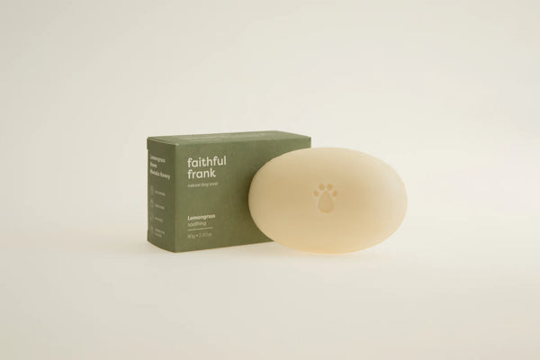 Natural Dog Soap - Lemongrass Soothing Soap Faithful Frank