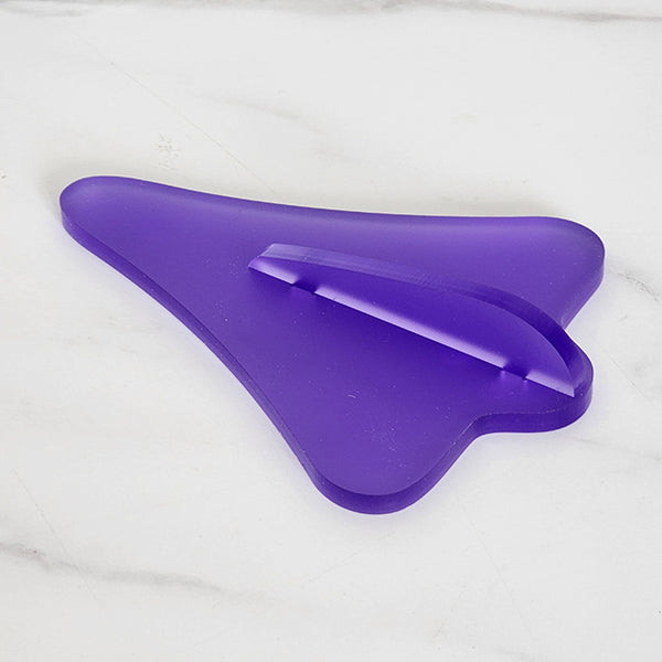 Jet Planes Satin Acrylic Art Hanging Ornament Crystal Ashley Purple