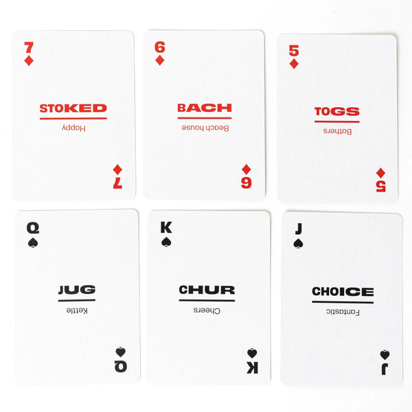 Lingo Cards - Kiwi Slang Playing Cards Lingo