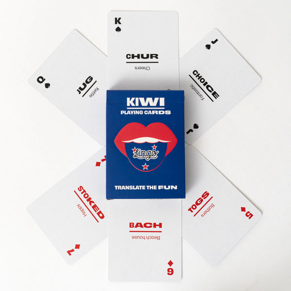 Lingo Cards - Kiwi Slang Playing Cards Lingo
