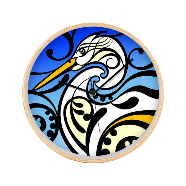 Shane Hansen's Kotuku Frame Clock Clock 100% NZ Natural Frame
