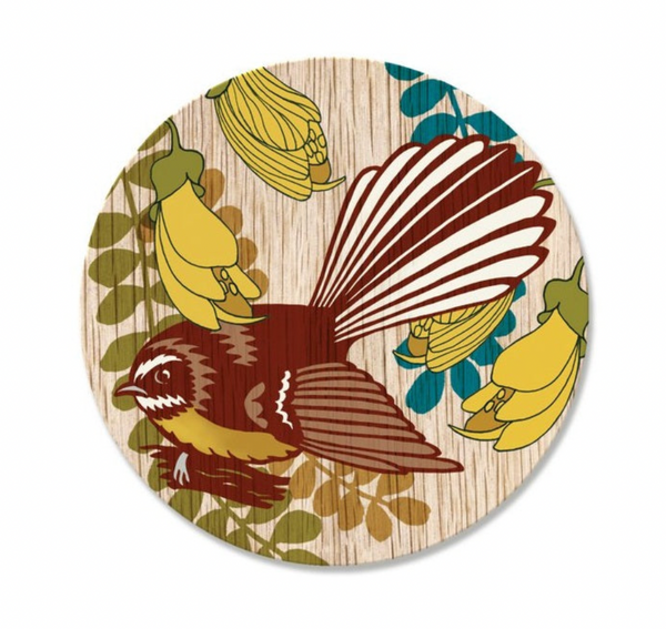 Single Coasters - Designs by Tanya Wolfkamp Coasters Wolfkamp & Stone Fantail
