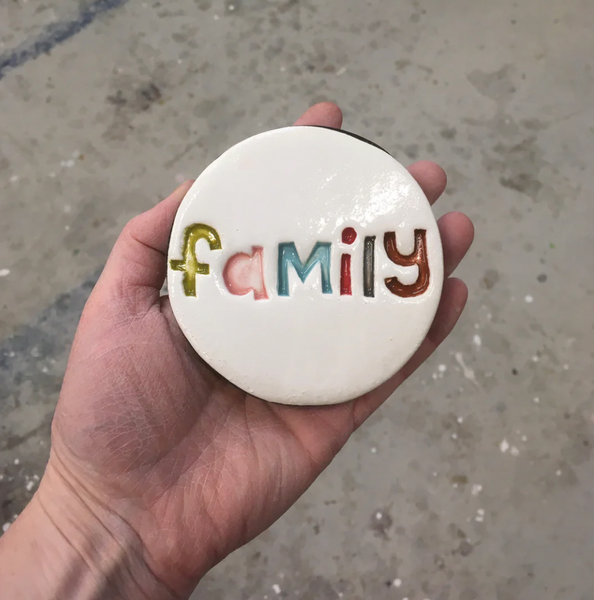Disc- Family Wall Art M Ceramics