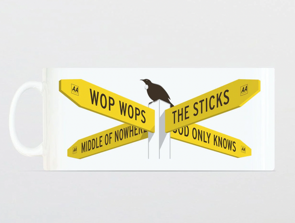 Road Sign Mug Mug Glenn Jones Art