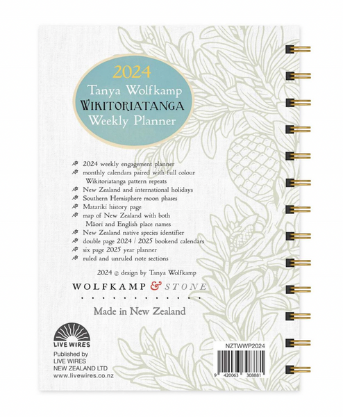 New Zealand 2024 Engagement Calendar Calender Wolfkamp & Stone
