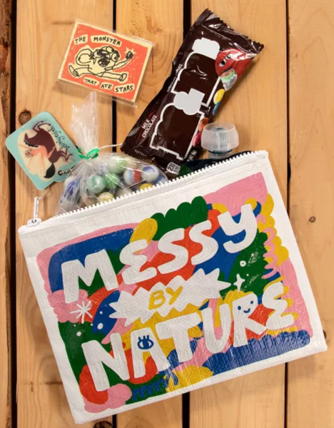 Messy By Nature - Zipper Pouch Zipper Pouch BlueQ