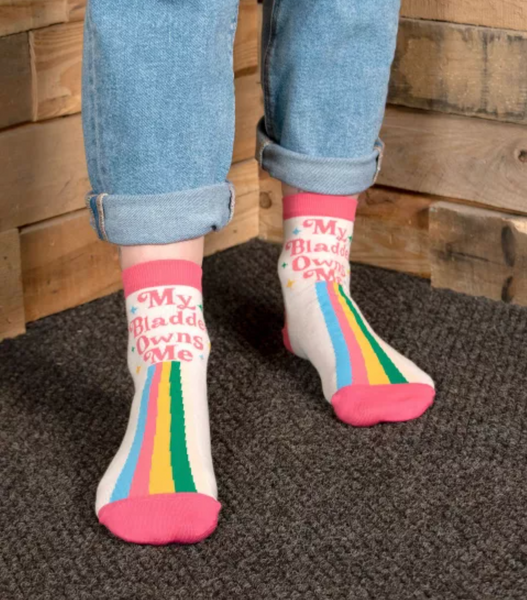 My Bladder Owns Me Ankle Socks Socks BlueQ