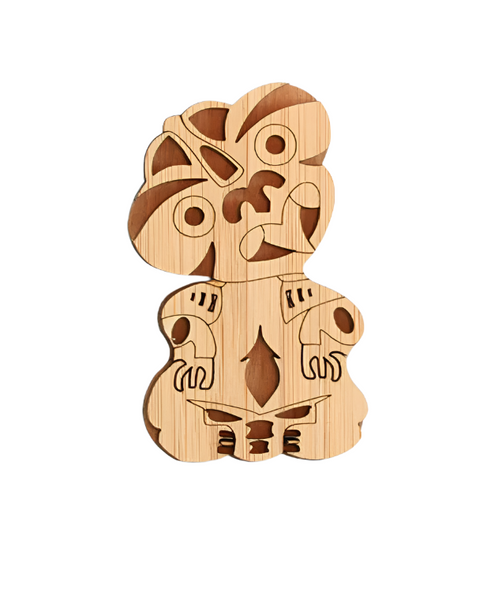 Magnet - Rimu Tiki Fridge Magnet Crystal Ashley