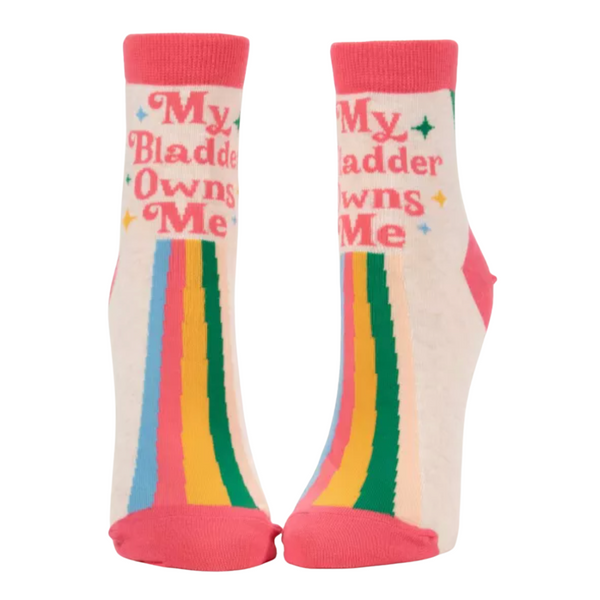 My Bladder Owns Me Ankle Socks Socks BlueQ