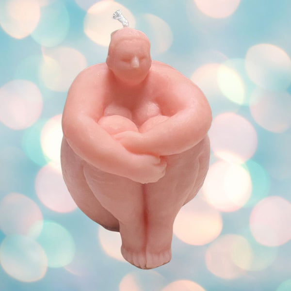 Voluptuous Sisters Candle - Sitting Candles Blow My Wick Blush