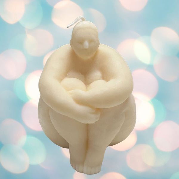 Voluptuous Sisters Candle - Sitting Candles Blow My Wick White