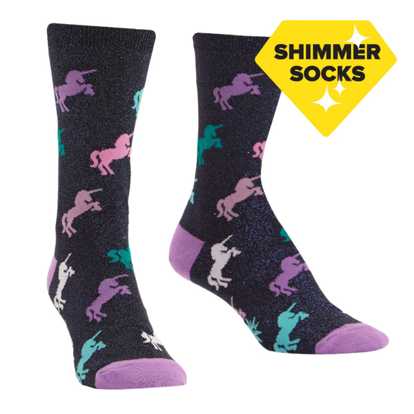 Keep Prancing- Women's Shimmer Socks Socks Sock It To Me