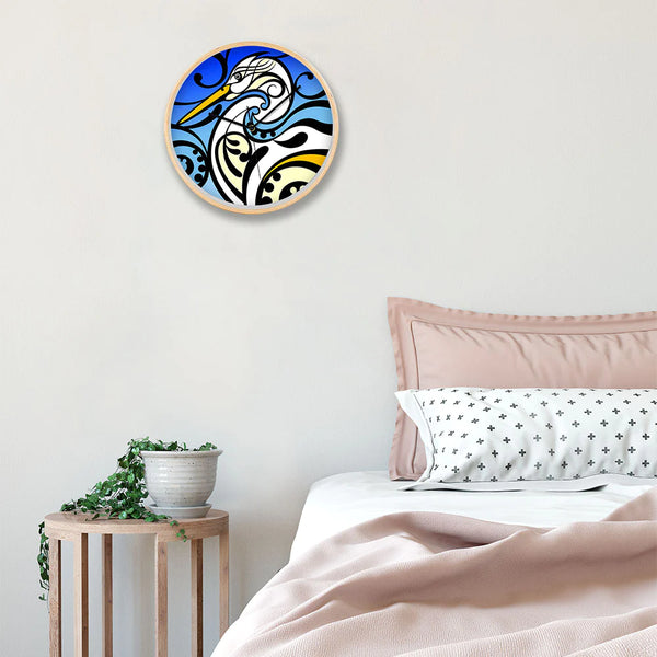 Shane Hansen's Kotuku Frame Clock Clock 100% NZ