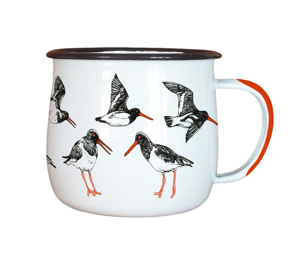 Oystercatcher Bird Enamel Mug Mug Wolfkamp & Stone