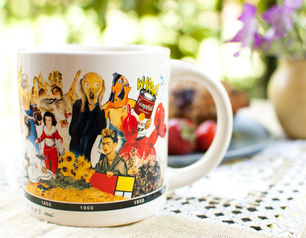Brief History of Art Mug Mug The Unemployed Philosophers Guild