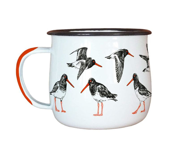 Oystercatcher Bird Enamel Mug Mug Wolfkamp & Stone