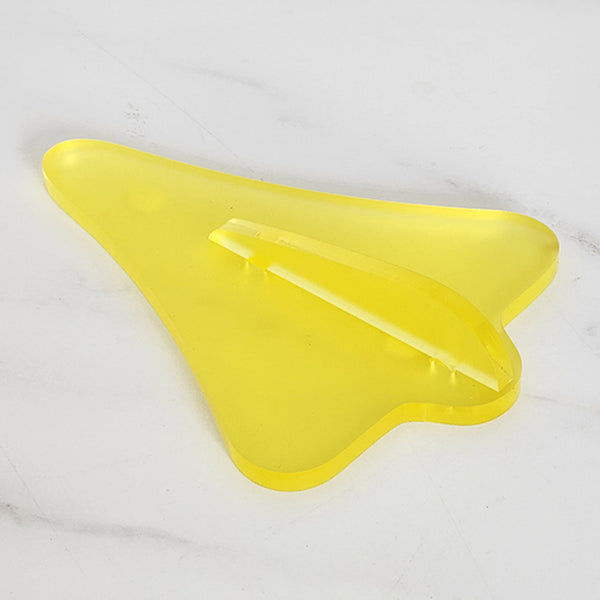 Jet Planes Satin Acrylic Art Hanging Ornament Crystal Ashley Yellow