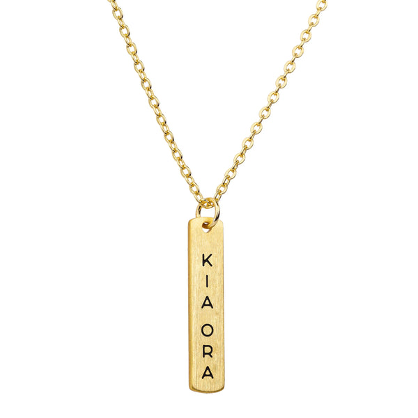 Kia Ora – Necklace in Gold or Silver Necklace Little Taonga