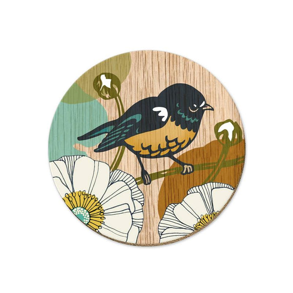 Single Coasters - Designs by Tanya Wolfkamp Coasters Wolfkamp & Stone Miromiro Coaster