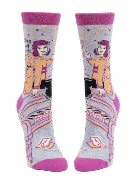 My Dog is Cool as Fuck Crew Socks Socks BlueQ