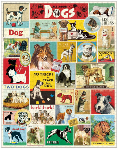 Dogs 1000 Pce - Jigsaw Puzzle