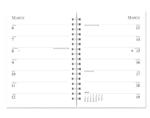 New Zealand 2023 Engagement Calendar Calender Wolfkamp & Stone