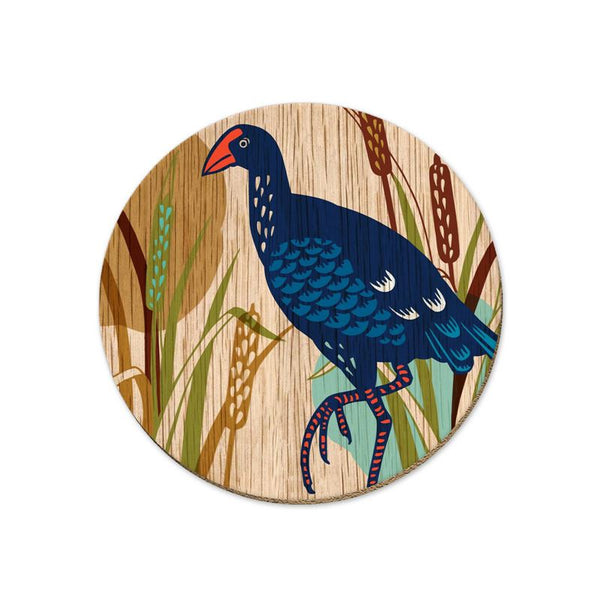 Single Coasters - Designs by Tanya Wolfkamp Coasters Wolfkamp & Stone Pukeko
