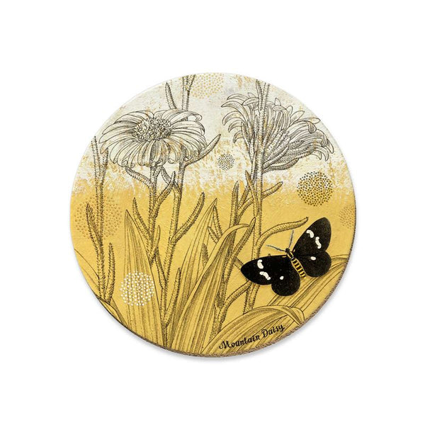 Single Coasters - Designs By Tanya Wolfkamp Coasters Wolfkamp & Stone Textures Mountain Daisy
