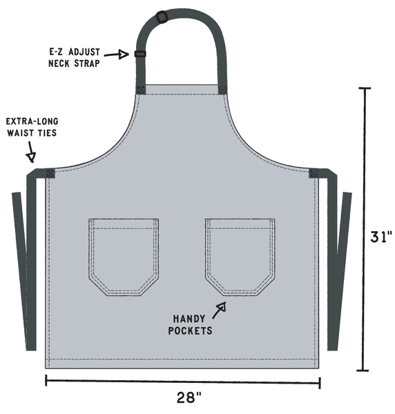 I've Got a Crush On Your Cooking Apron Apron BlueQ
