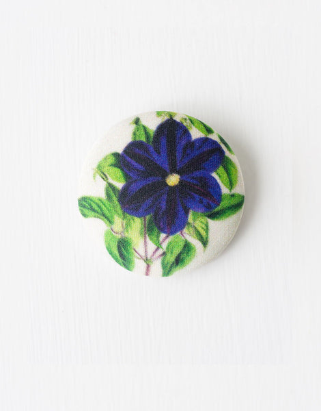 Morning Glory Button Brooch Brooch Lazybones