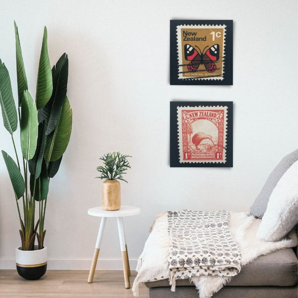 Canvas Print - 1d Kiwi New Zealand Stamp Art Design Withdrawals