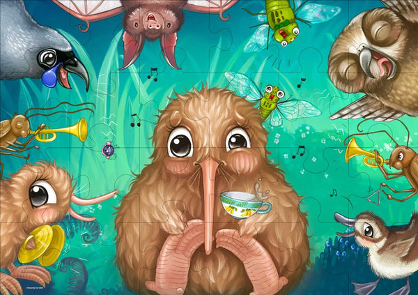 Kuri & Friends Floor Puzzle - Large Puzzle Kuwi