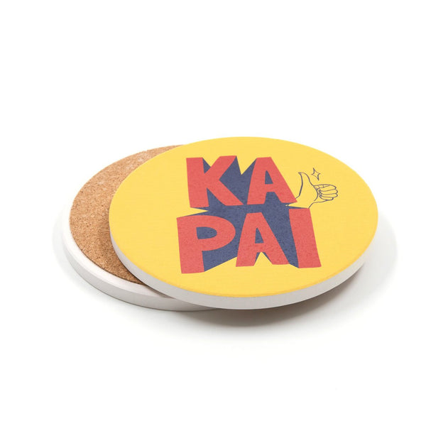 Ka Pai Ceramic Coaster Coasters 100% NZ