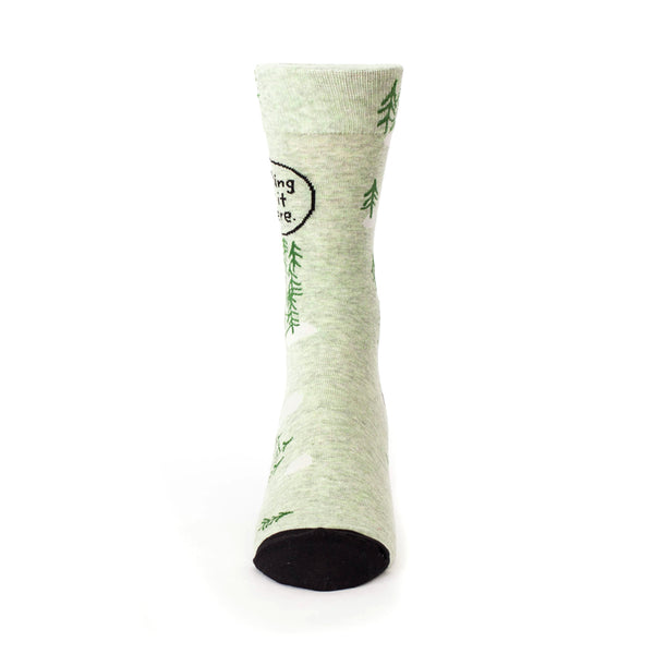 I Fucking Love It Out Here - Men's Crew Socks Socks BlueQ