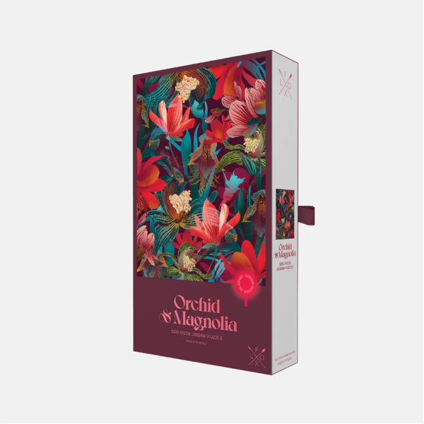 Orchid & Magnolia 500 pce Puzzle by Flox Puzzle Flox