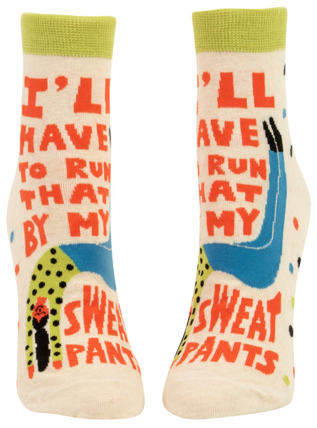 My Sweatpants Ankle Socks Socks BlueQ