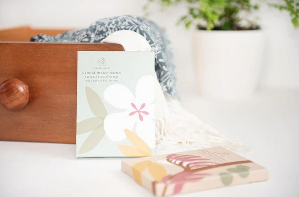 Native NZ design - Drawer Sachet - Lavender and Sweet Orange Draw Sachet Manuka House