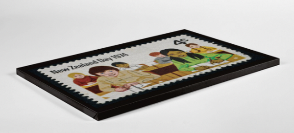 Canvas Print - 1974 New Zealand Day Stamp Canvas Print Design Withdrawals