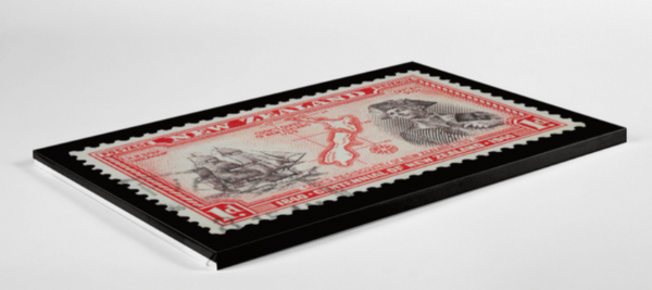 Canvas Print - 1d New Zealand Stamp Canvas Print Design Withdrawals